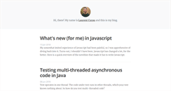 Desktop Screenshot of laurentcurau.com