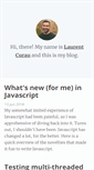 Mobile Screenshot of laurentcurau.com