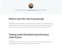 Tablet Screenshot of laurentcurau.com